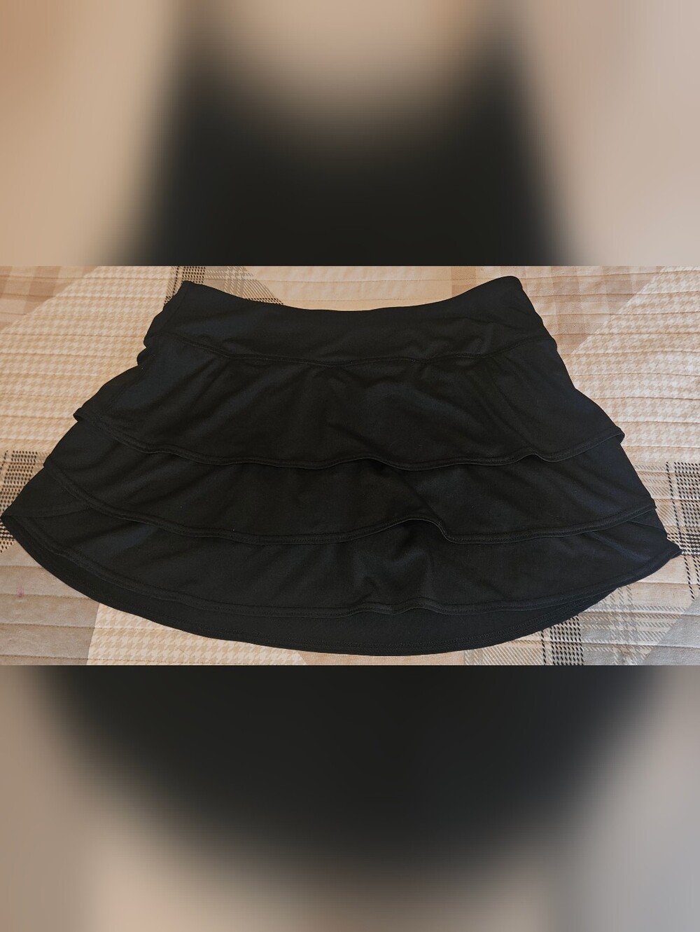 Athleta Black Tiered Ruffle Women’s Skort